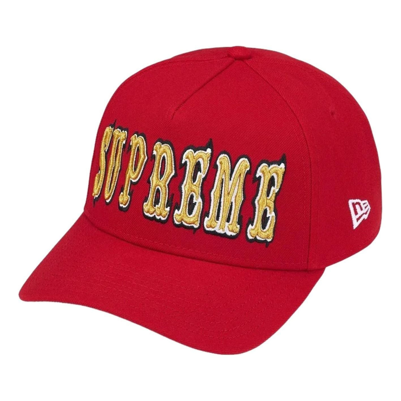 Supreme x New Era SS26 Gothic Outline Adjustable Cap 'Red' SUP-SS26-1050-RED