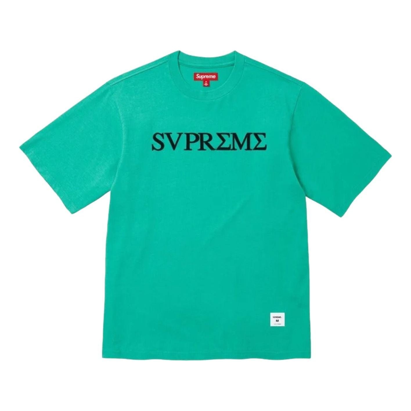 Supreme SS26 Greek S/S T-shirt 'Aqua' SUP-SS26-290-PINE