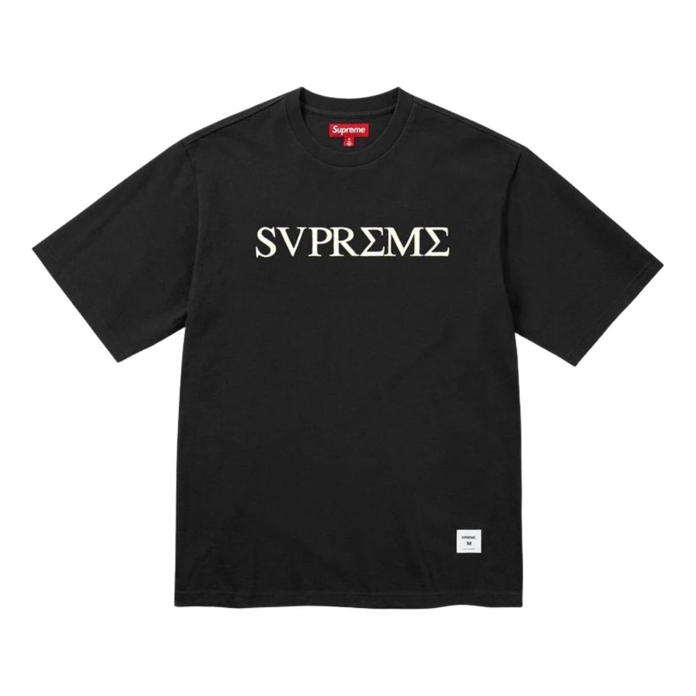 Supreme SS26 Greek S/S T-shirt 'Black' SUP-SS26-290-BLK
