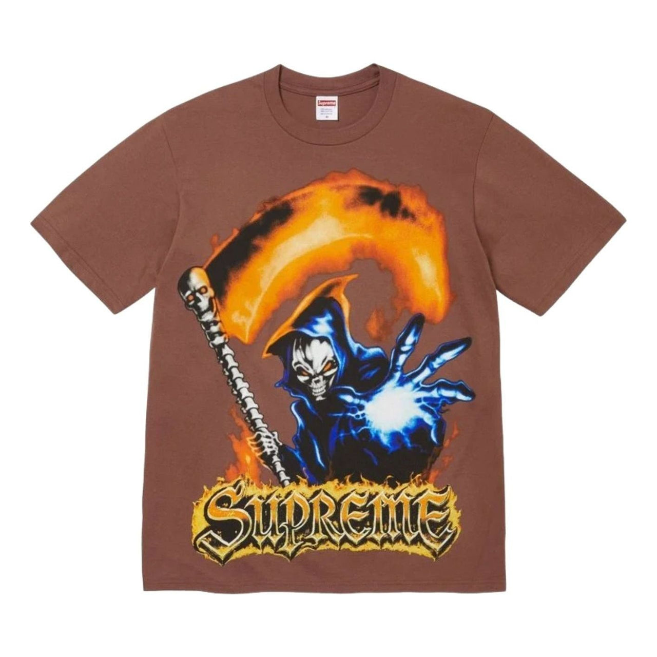 Supreme SS26 Grim Reaper T-Shirt 'Brown' SUP-SS26-159-BRN