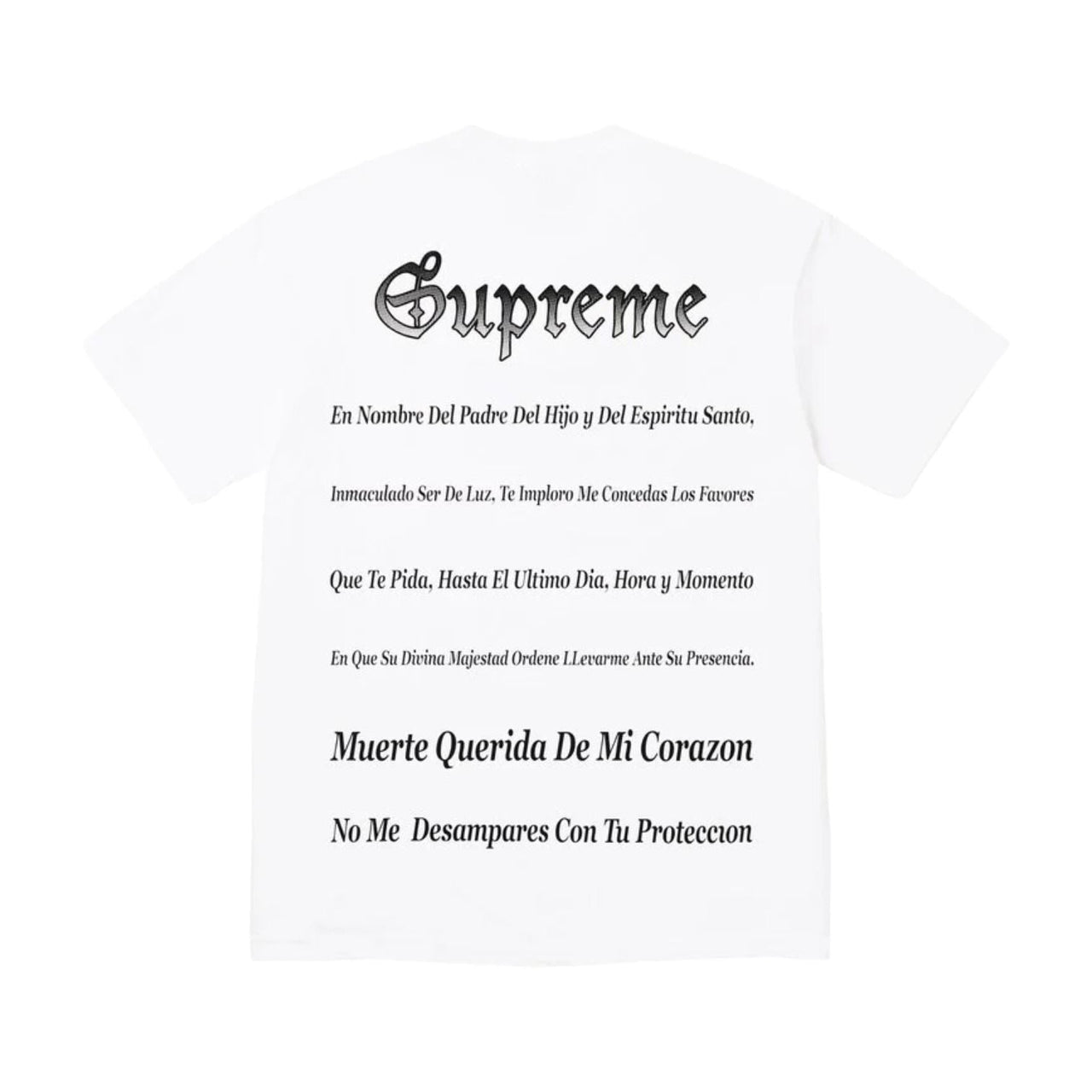 Supreme SS26 Grim Reaper T-Shirt 'White' SUP-SS26-159-WHT