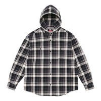 Supreme SS26 Hooded Flannel Shirt 'Black' SUP-SS26-205-BLK