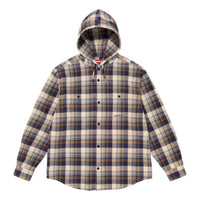 Supreme SS26 Hooded Flannel Shirt 'Brown' SUP-SS26-205-BRN