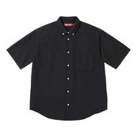 Supreme SS26 Loose Fit Oxford S/S Shirt 'Black' SUP-SS26-158-BLK