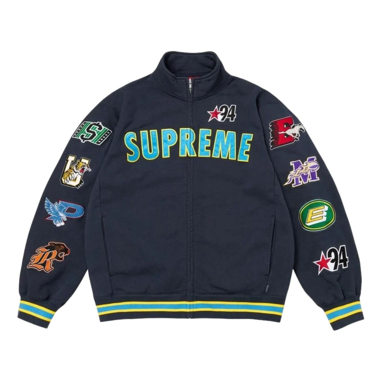 Supreme SS26 Mascots Zip Up Sweatshirt Jacket 'Navy'	 SUP-SS26-126-NVY