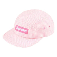 Supreme SS26 Monogram Gingham Camp Cap 'Pink' SUP-SS26-1051-PNK