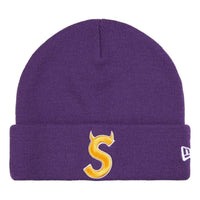 Supreme x New Era SS26 Devil S Logo Beanie 'Purple' SUP-SS26-1018-PUR