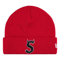 Supreme x New Era SS26 Devil S Logo Beanie 'Red' SUP-SS26-1018-RED