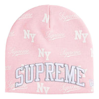 Supreme x New Era SS26 Monogram Beanie 'Pink' SUP-SS26-1038-PNK