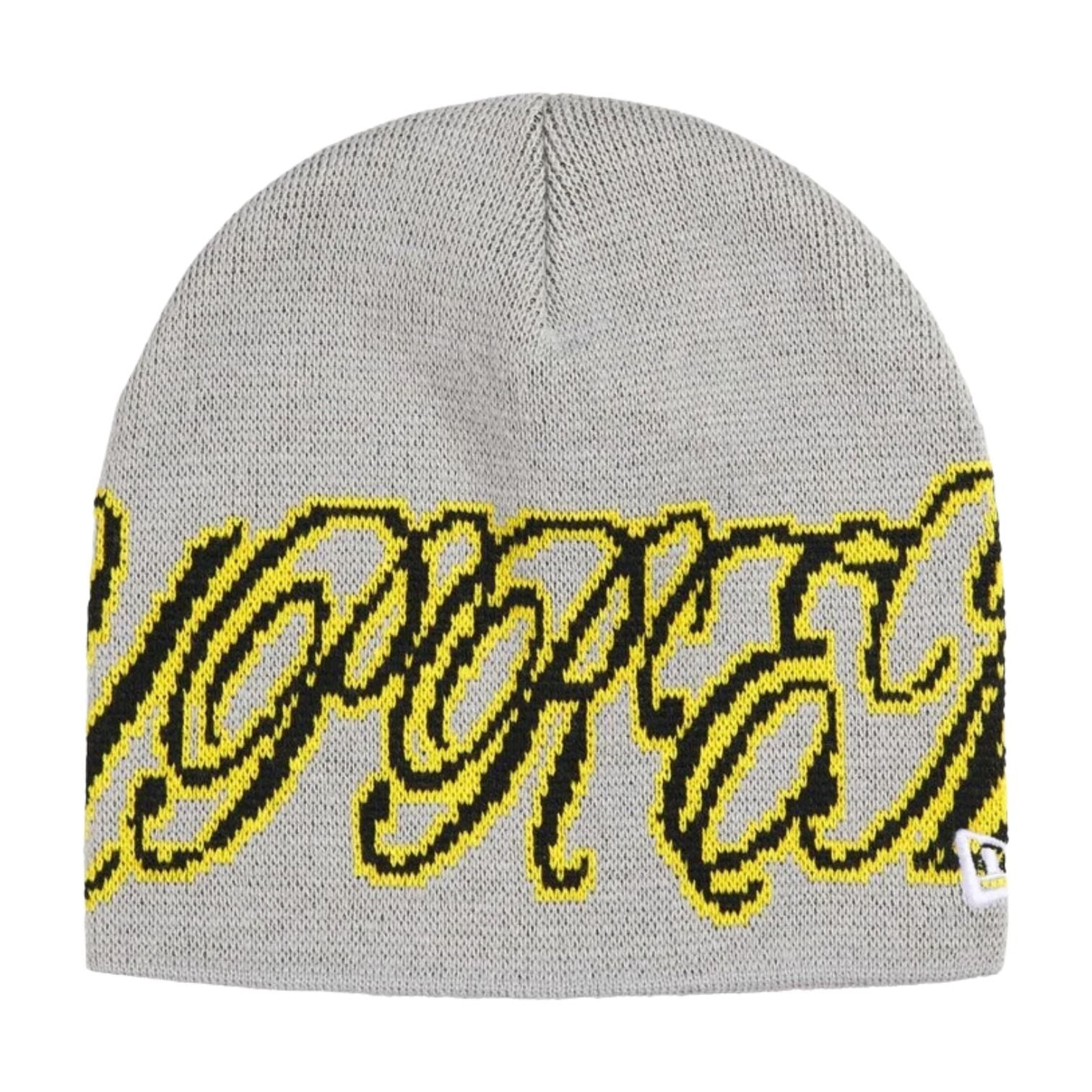 Supreme x New Era SS26 Cursive Beanie 'Grey' SUP-SS26-1010-GRY