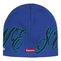 Supreme x New Era SS26 Cursive Beanie 'Royal' SUP-SS26-1010-RYL
