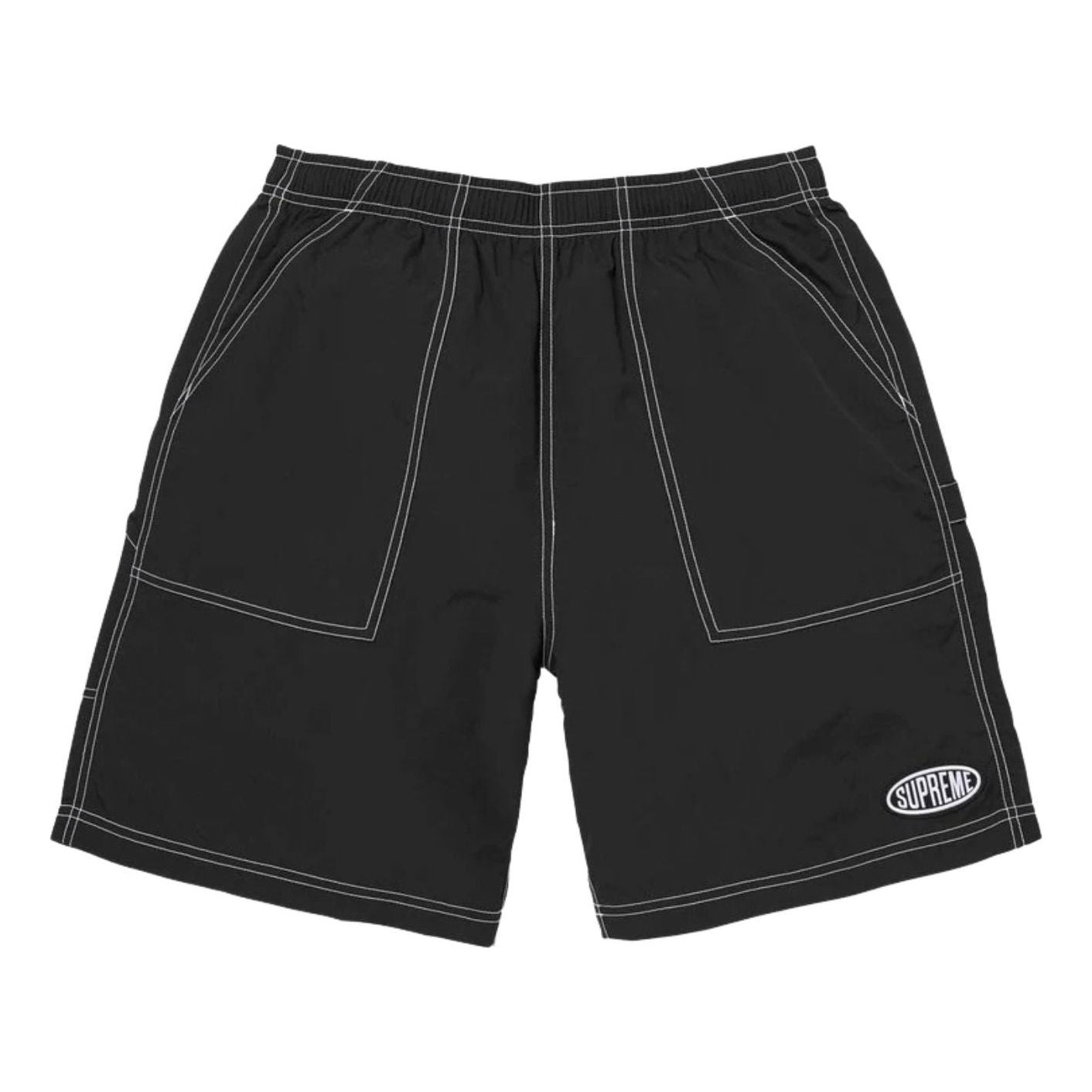 Supreme SS26 Nylon Painter Short 'Black' SUP-SS26-298-BLK