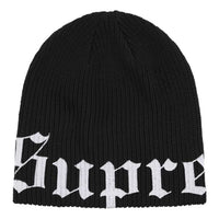 Supreme SS26 Old English Printed Beanie 'Black' SUP-SS26-1007-BLK