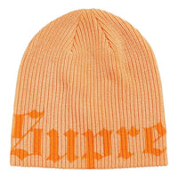 Supreme SS26 Old English Printed Beanie 'Light Orange' SUP-SS26-1007-LHTORG