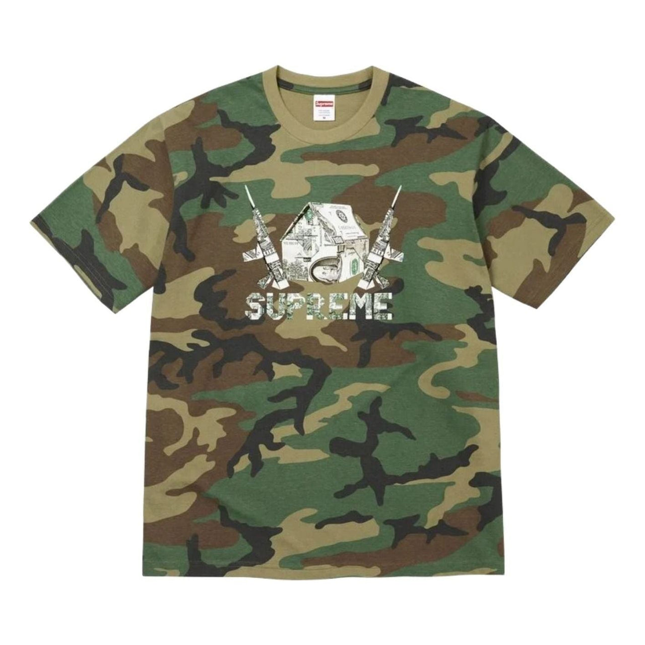 Supreme SS26 Origami T-Shirt 'Woodland Camo' SUP-SS26-160-CAM
