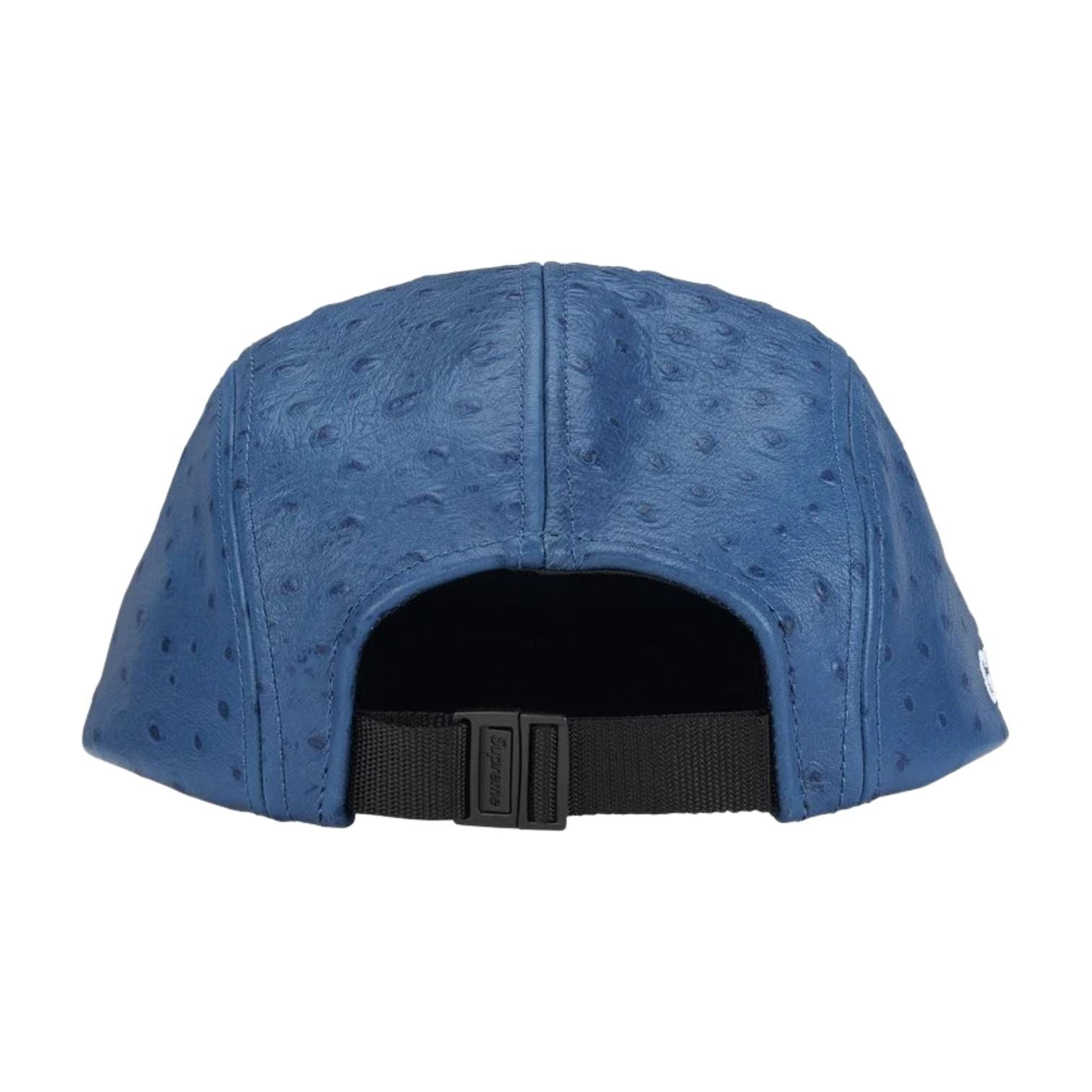 Supreme SS26 Ostrich Embossed Leather GORE-TEX Camp Cap 'Blue' SUP-SS26-1022-BLU