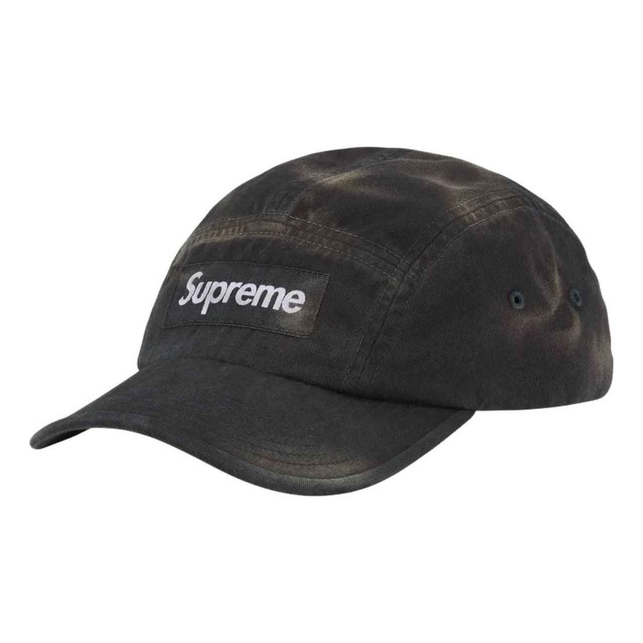 Supreme SS26 Overdyed Camp Cap 'Black' SUP-SS26-1024-BLK