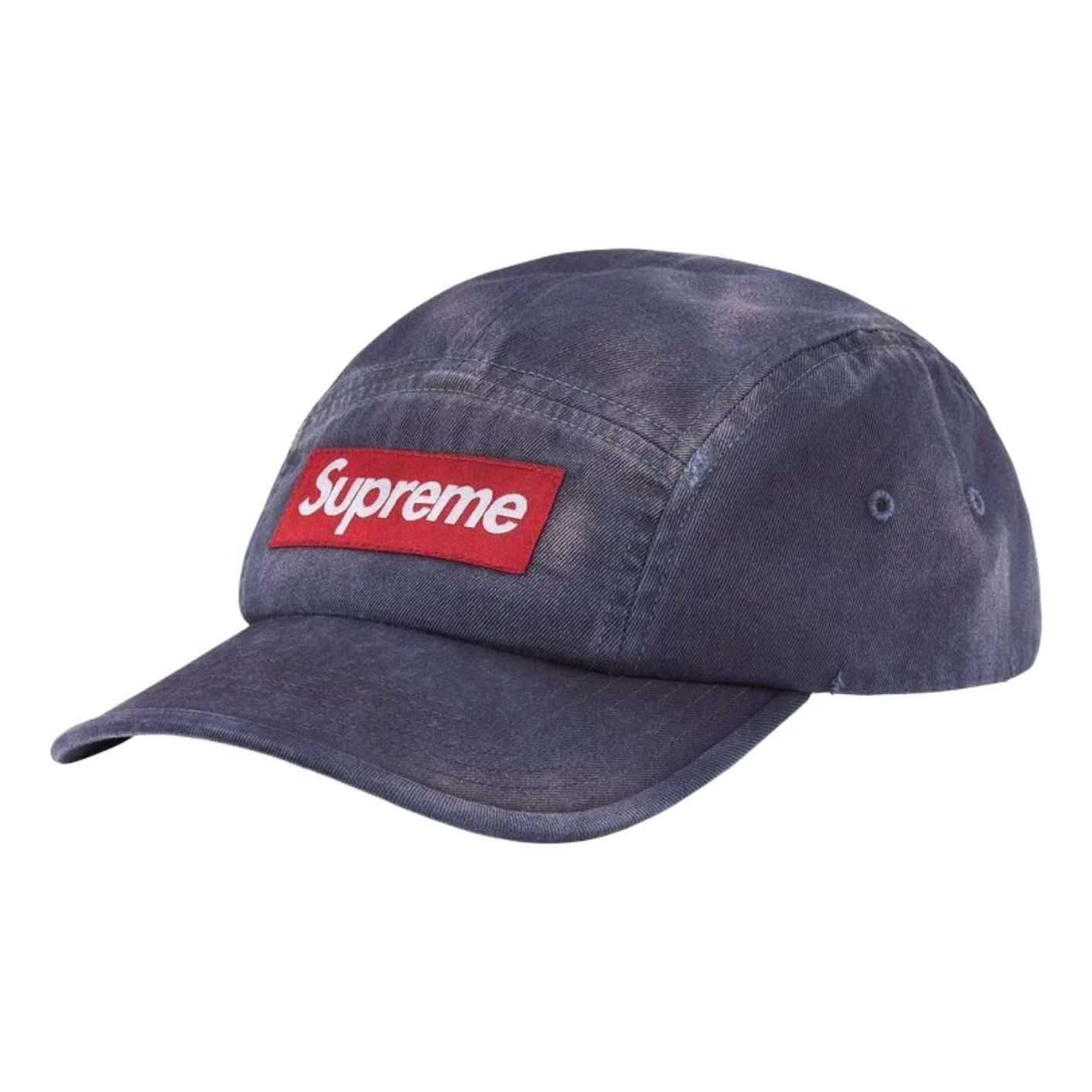 Supreme SS26 Overdyed Camp Cap 'Navy' SUP-SS26-1024-NVY