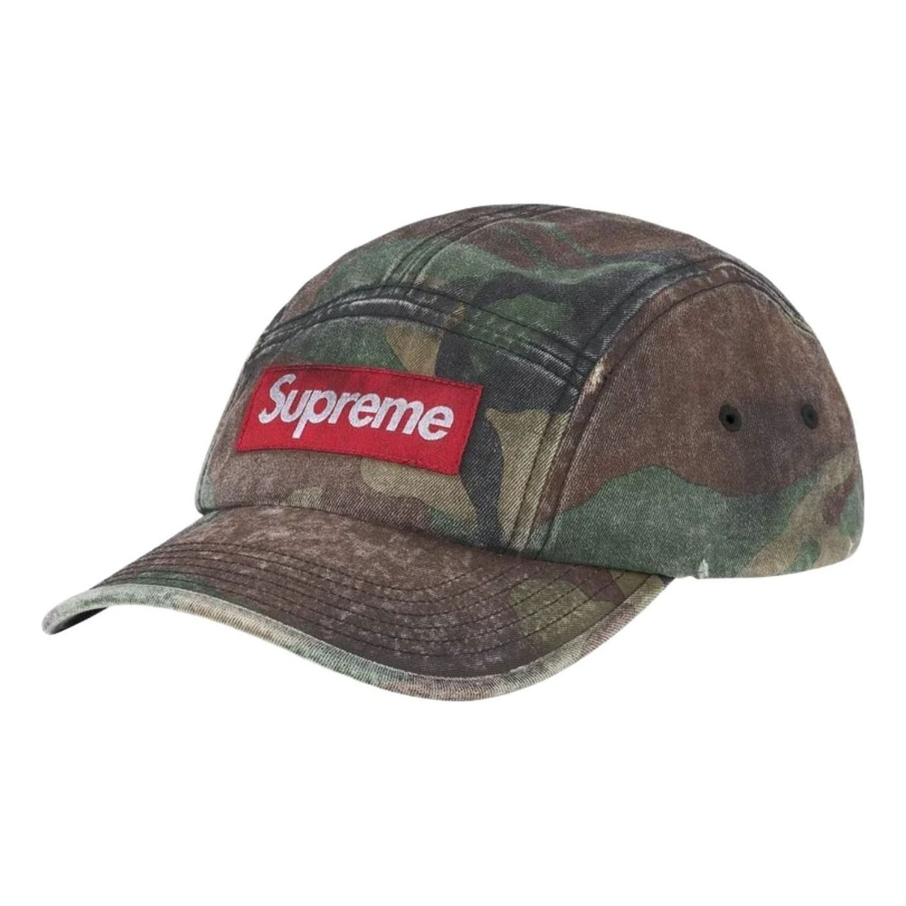 Supreme SS26 Overdyed Camp Cap 'Woodland Camo' SUP-SS26-1024-CAM