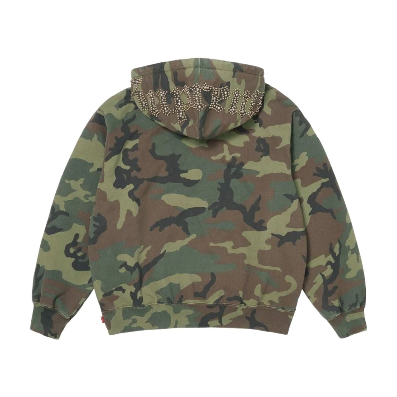 Supreme SS26 Overdyed Studded Hooded Sweatshirt 'Woodland Camo' SUP-SS26-154-CAM