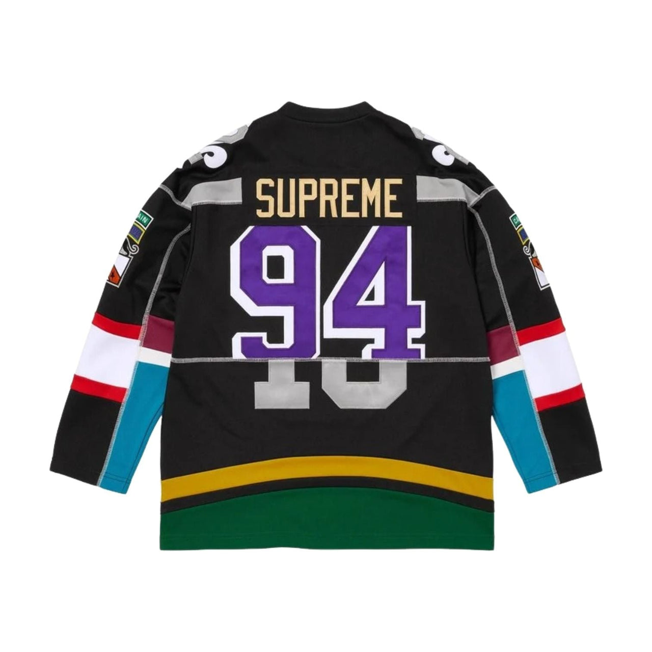 Supreme SS26 Paneled Hockey Jersey 'Black' SUP-SS26-262-BLK