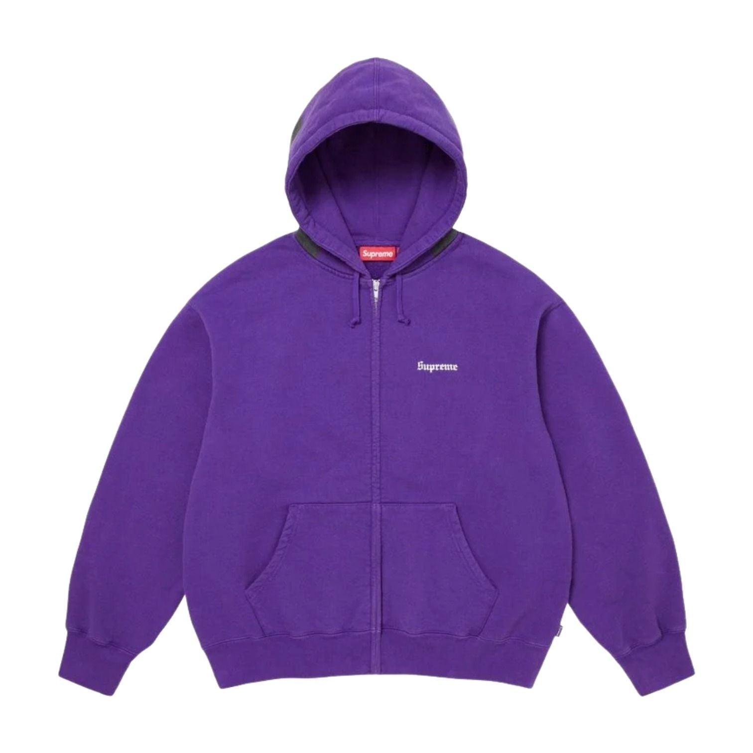 Supreme SS26 Paris Is Burning Zip Up Hooded Sweatshirt 'Purple' SUP-SS26-345-PUR