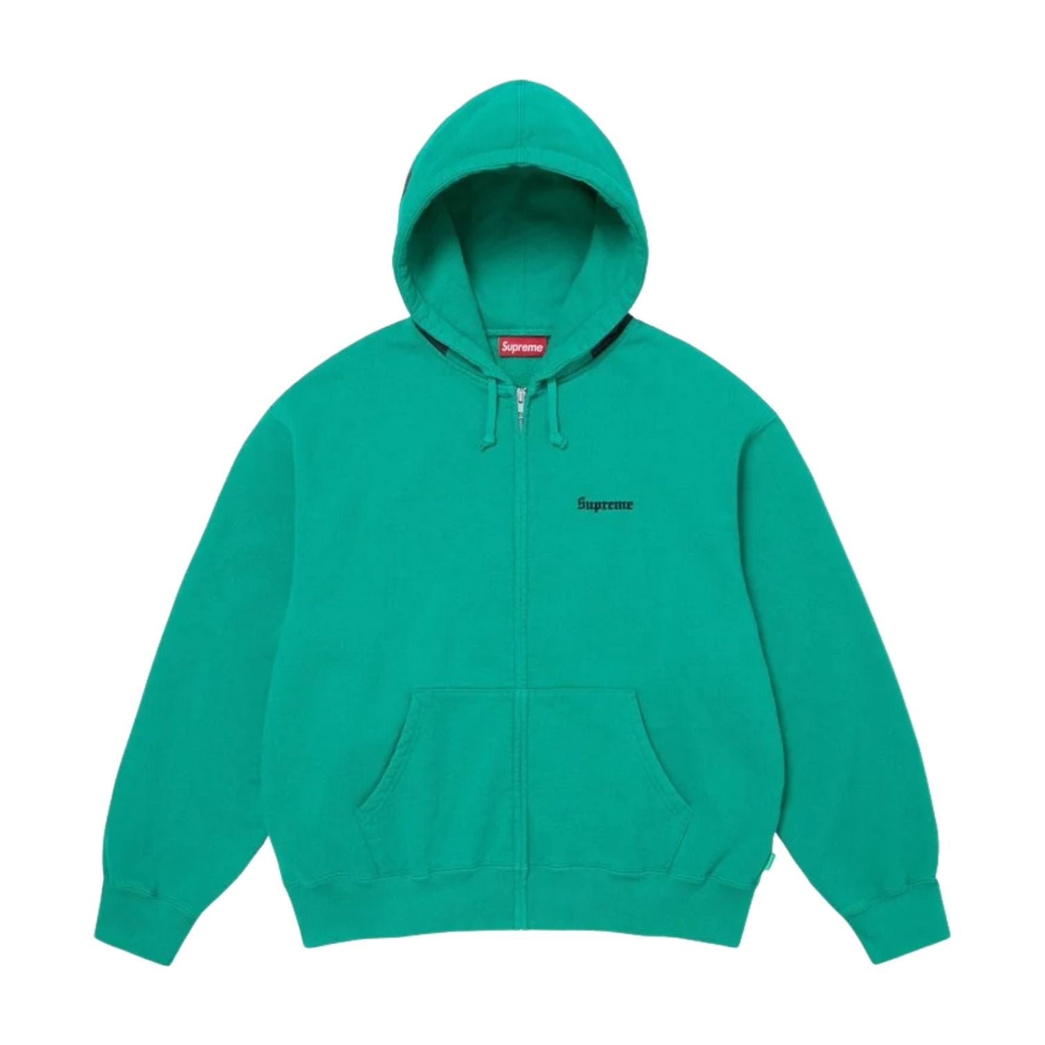 Supreme SS26 Paris Is Burning Zip Up Hooded Sweatshirt 'Teal' SUP-SS26-345-GRN