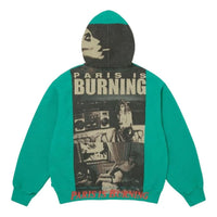 Supreme SS26 Paris Is Burning Zip Up Hooded Sweatshirt 'Teal' SUP-SS26-345-GRN