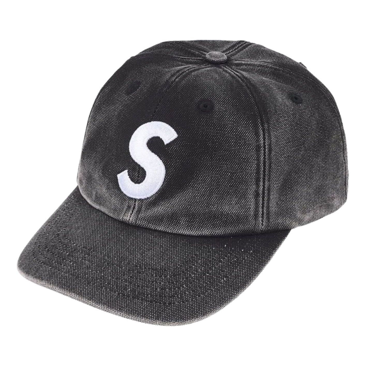 Supreme SS26 Pigment Coated S Logo 6-Panel 'Black' SUP-SS26-1019-BLK