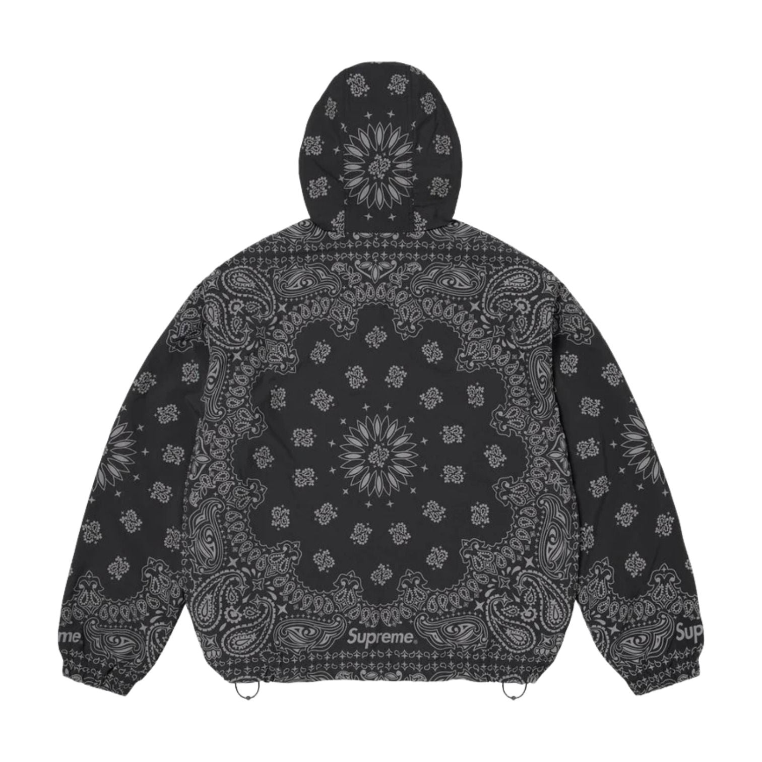 Supreme SS26 Reflective Bandana Anorak 'Black' SUP-SS26-293-BLK