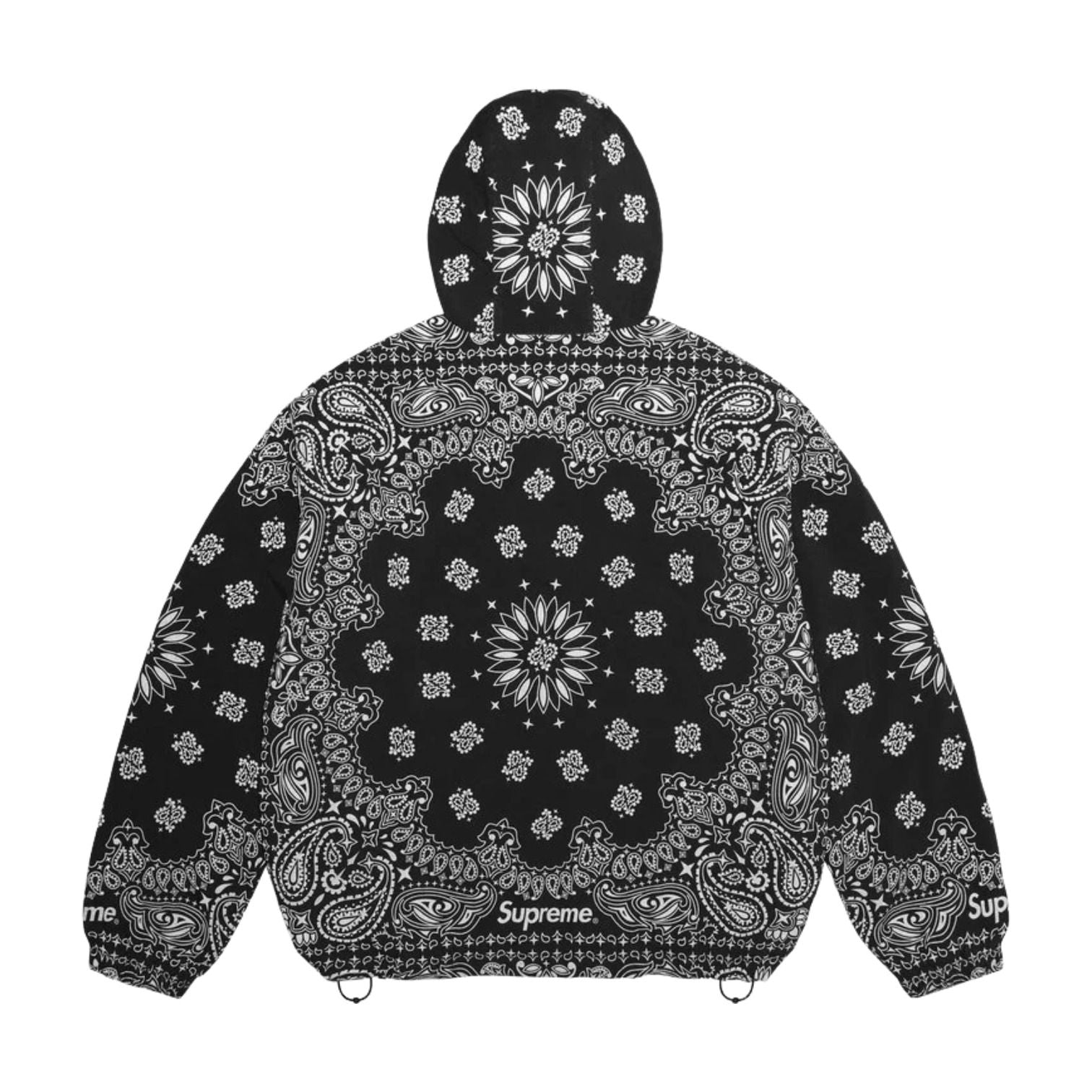 Supreme SS26 Reflective Bandana Anorak 'Black' SUP-SS26-293-BLK
