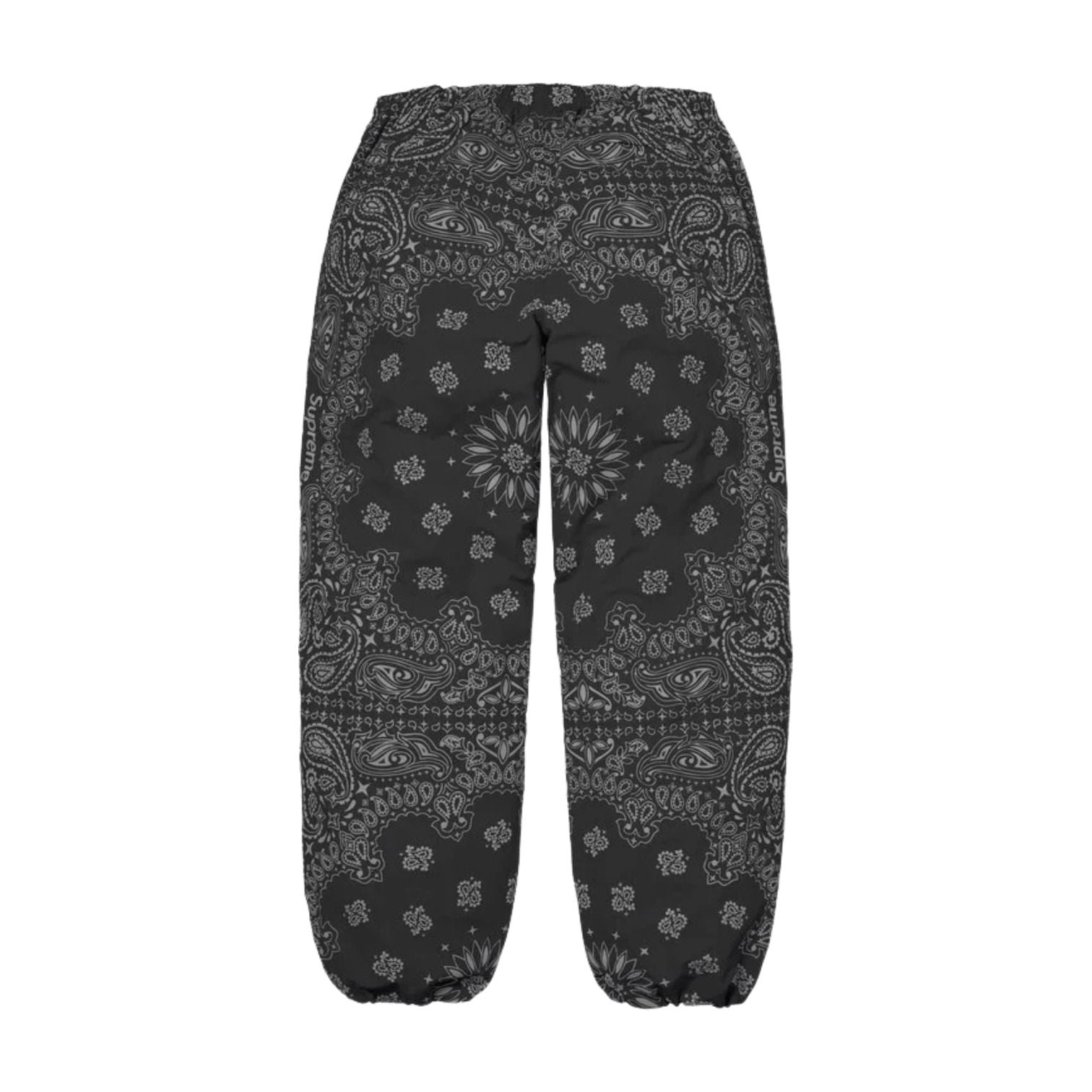 Supreme SS26 Reflective Bandana Track Pant 'Black' SUP-SS26-295-BLK