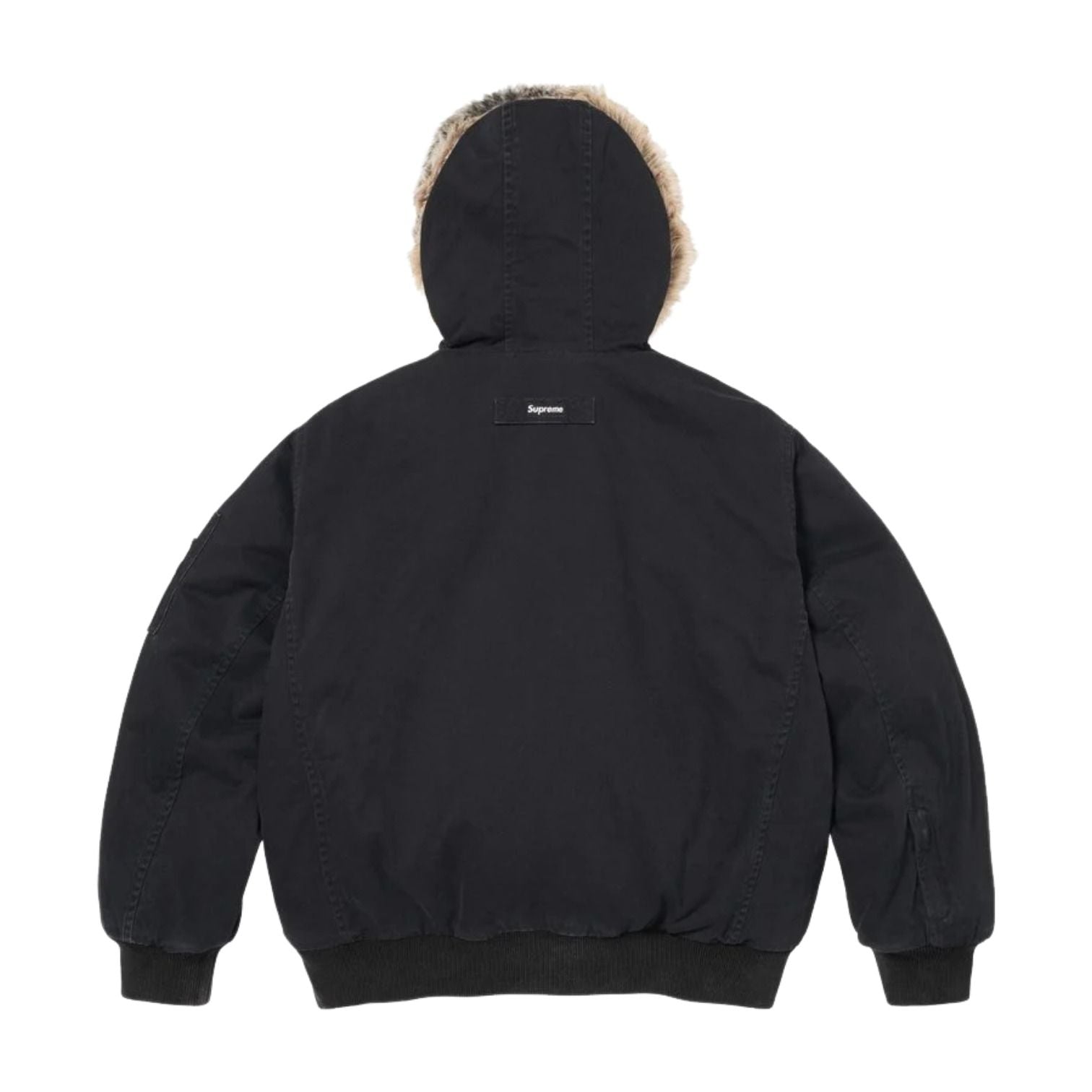 Supreme SS26 Reversible Faux Fur Hooded Work Jacket 'Black' SUP-SS26-004-BLK