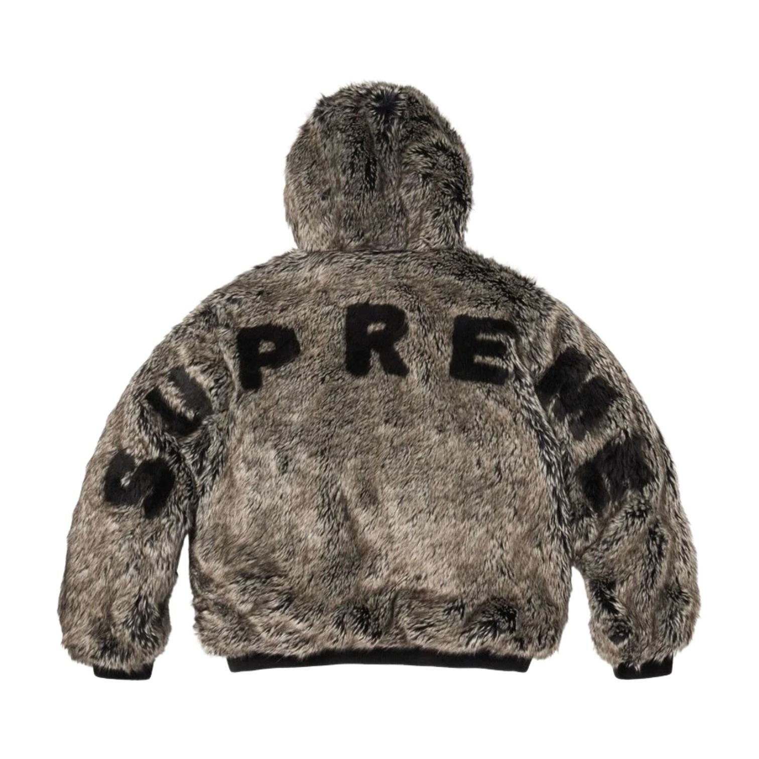 Supreme SS26 Reversible Faux Fur Hooded Work Jacket 'Black' SUP-SS26-004-BLK