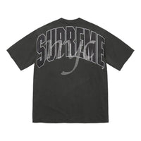 Supreme SS26 Rhinestone Script S/S T-Shirt 'Black' SUP-SS26-324-BLK