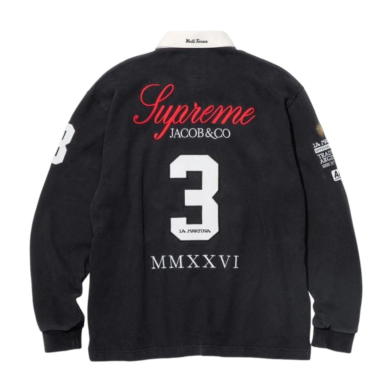 Supreme x La Martina SS26 Rugby 'Black' SUP-SS26-317-BLK