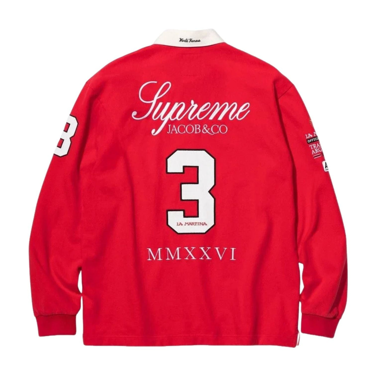 Supreme x La Martina SS26 Rugby 'Red' SUP-SS26-317-RED