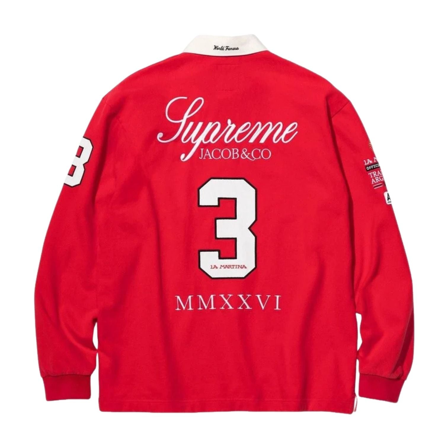 Supreme x La Martina SS26 Rugby 'Red' SUP-SS26-317-RED