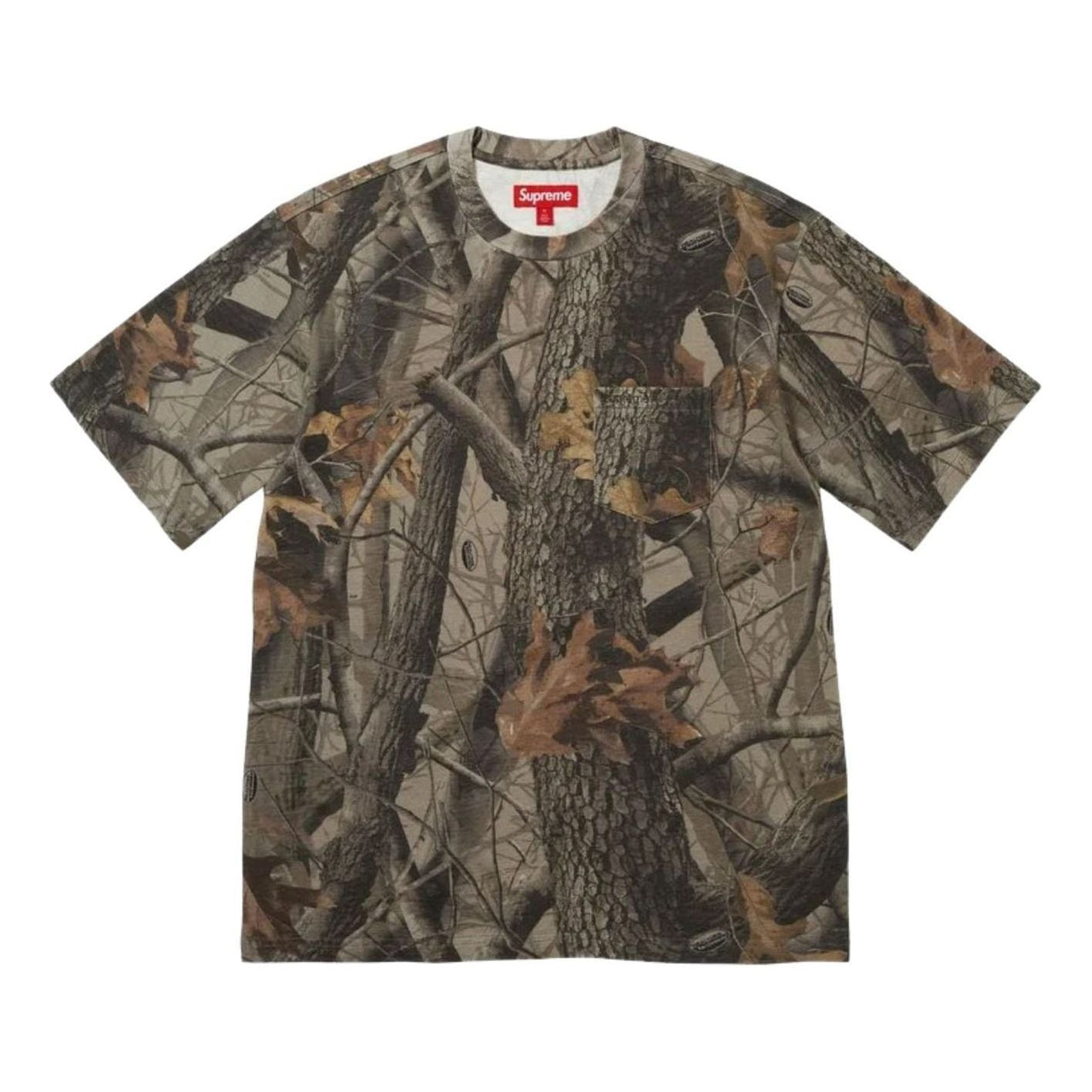 Supreme SS26  S/S Pocket T-Shirt 'Woodland Camo' SUP-SS26-141-CAM