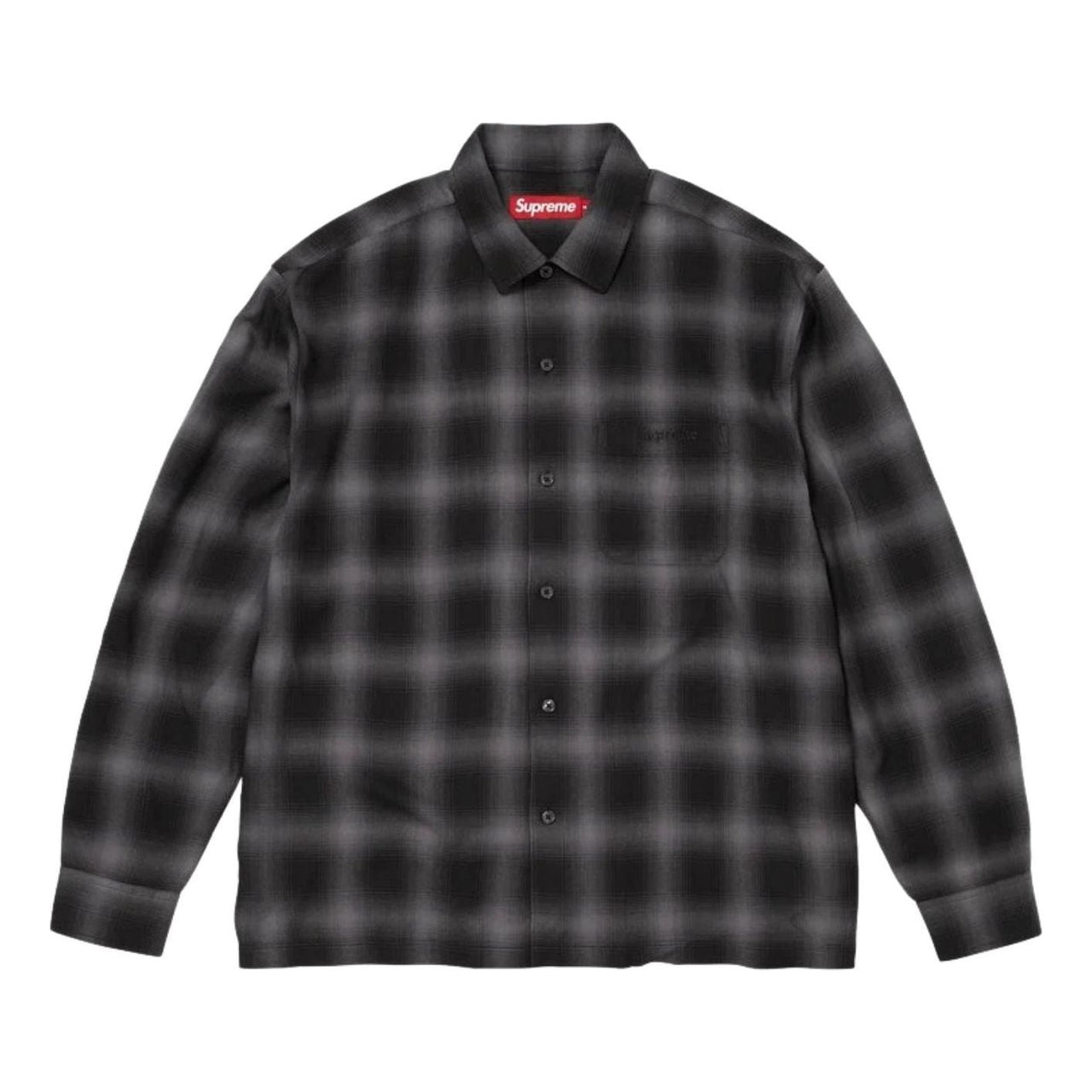 Supreme SS26  Shadow Plaid Rayon Shirt 'Black' SUP-SS26-138-BLK