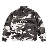 Supreme SS26 Shop Flag Half Zip Pullover 'Snow Camo-Seoul' SUP-SS26-006-SNWCAMO