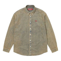 Supreme SS26 Small Box Denim Shirt 'Dirty Indigo' SUP-SS26-362-DND