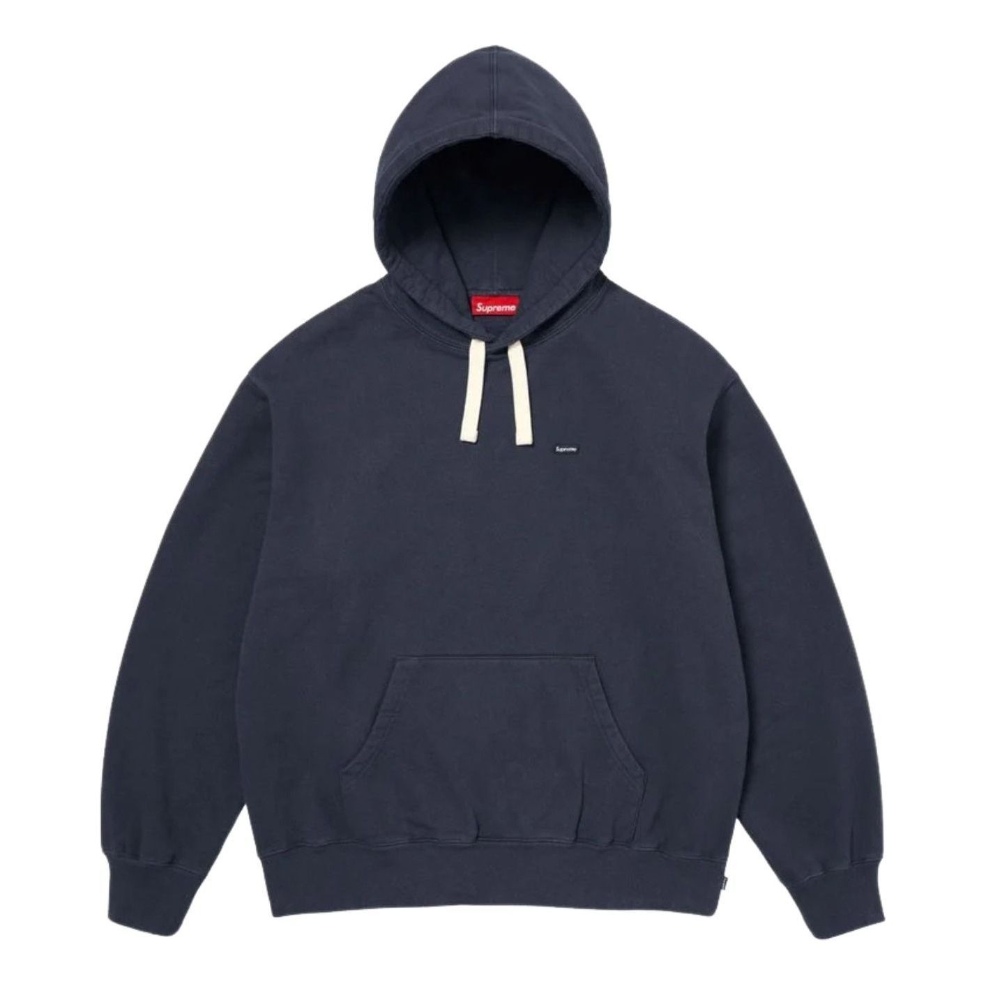 Supreme SS26 Small Box Drawcord Hooded Sweatshirt 'Navy' SUP-SS26-021-NVY