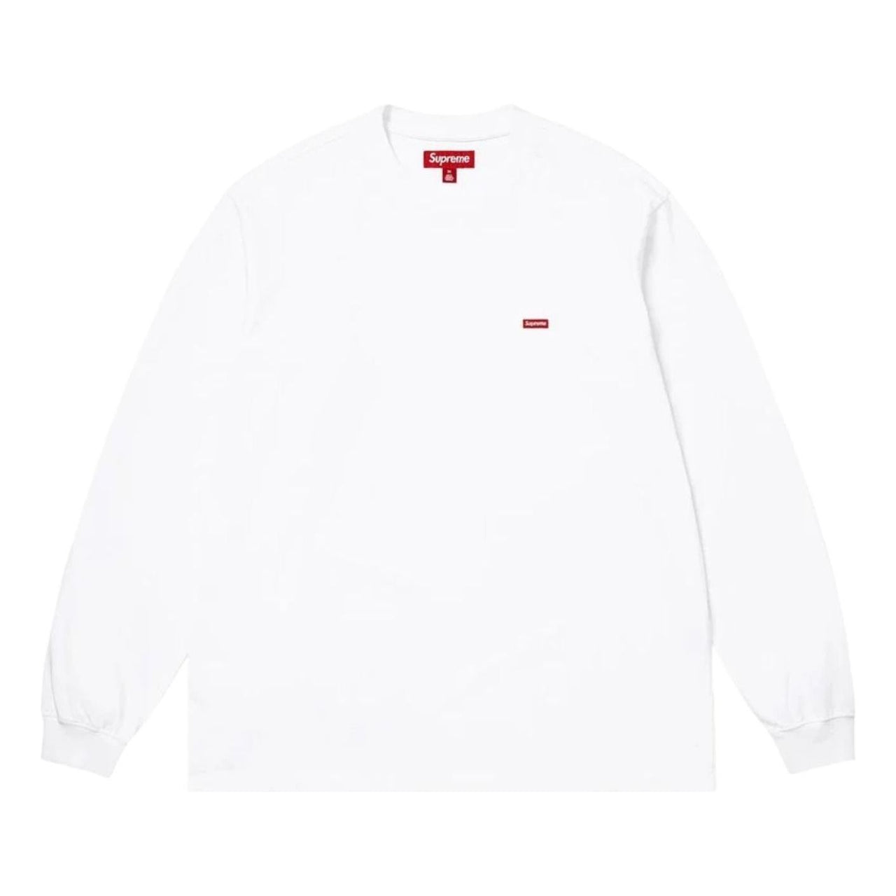 Supreme SS26 Small Box L/S T-Shirt 'White' SUP-SS26-017-WHT