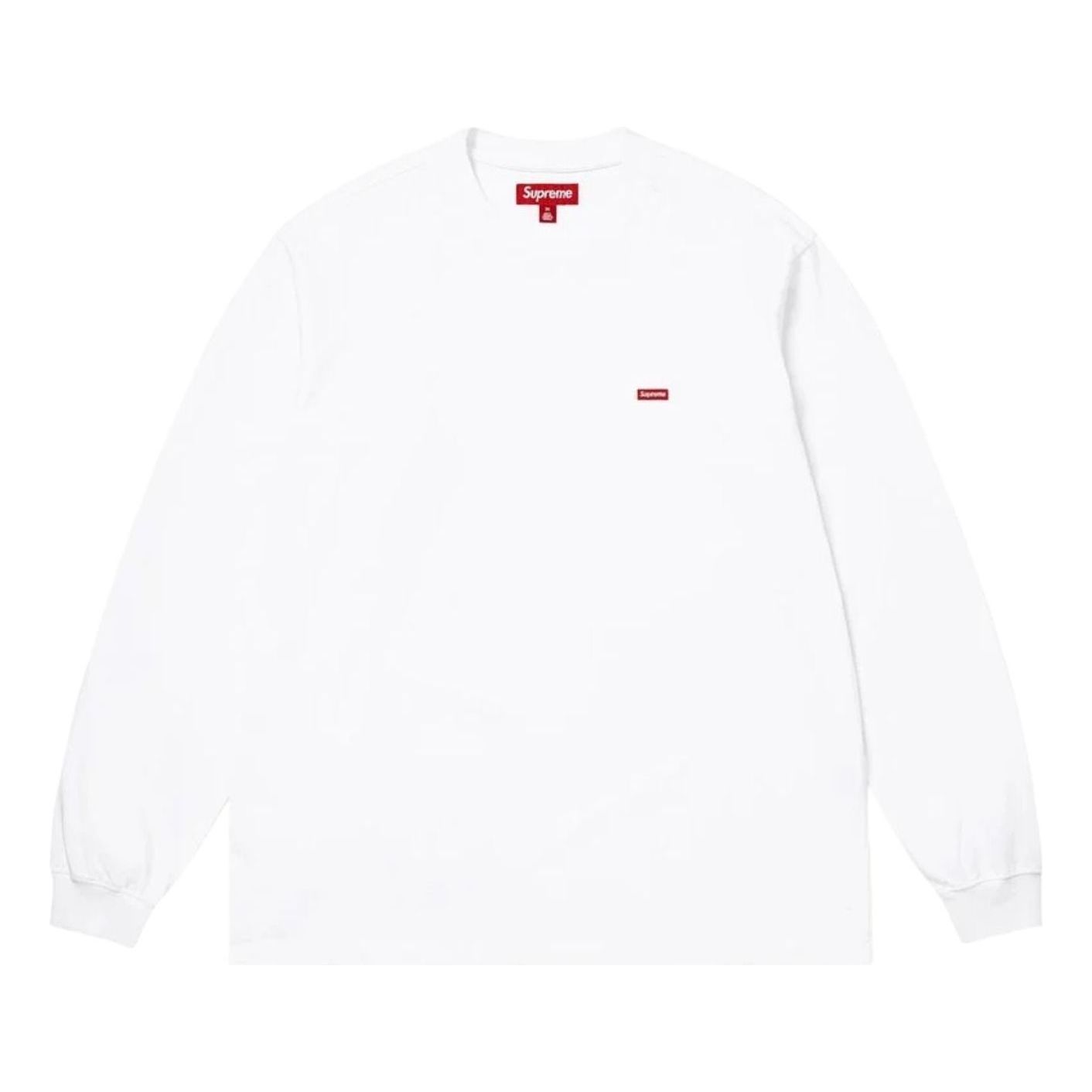 Supreme SS26 Small Box L/S T-Shirt 'White' SUP-SS26-017-WHT