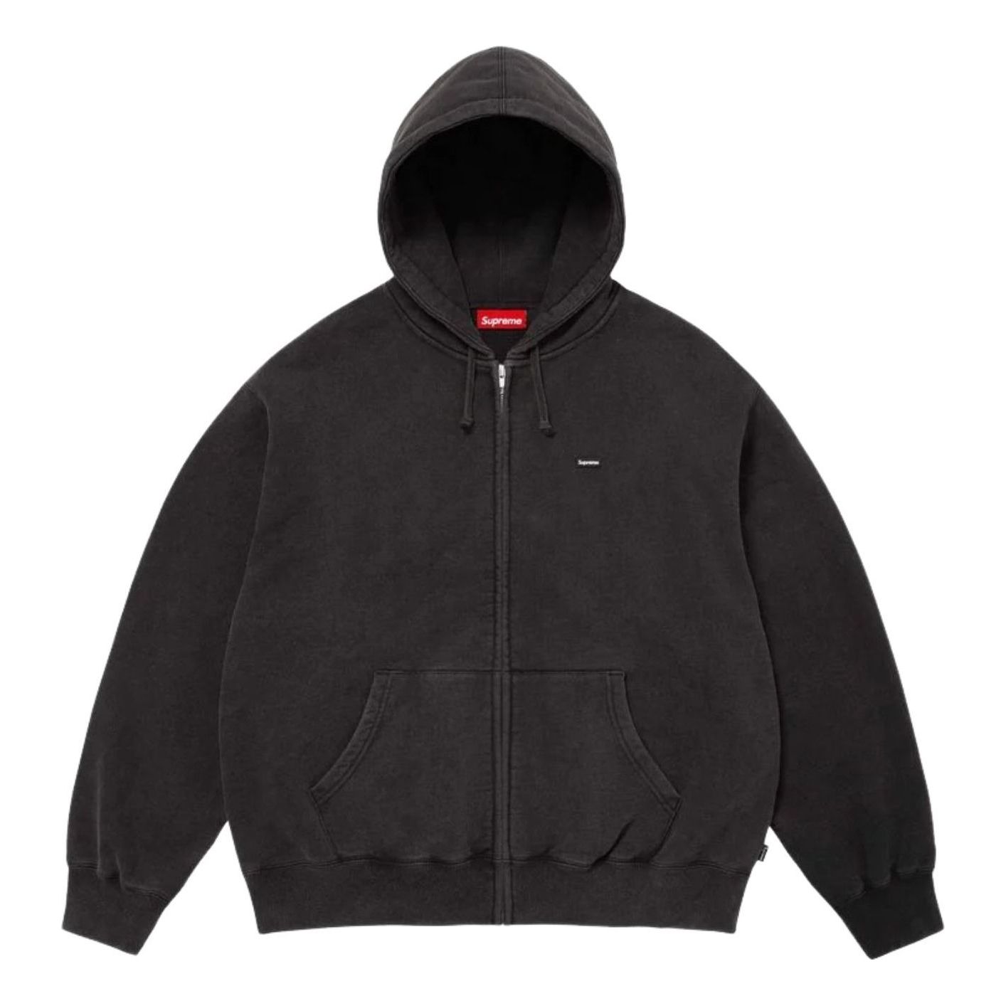 Supreme SS26 Small Box Zip Up Hooded Sweatshirt 'Black' SUP-SS26-122-BLK