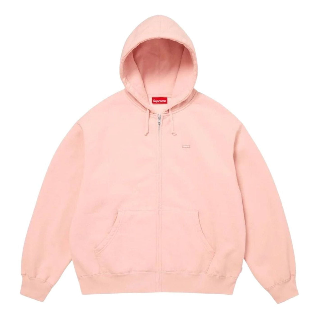 Supreme SS26 Small Box Zip Up Hooded Sweatshirt 'Light Pink' SUP-SS26-122-PNK