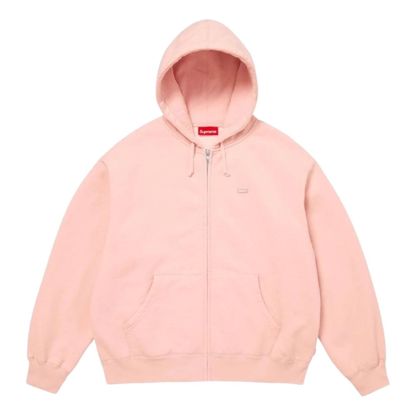 Supreme SS26 Small Box Zip Up Hooded Sweatshirt 'Light Pink' SUP-SS26-122-PNK