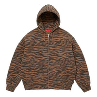 Supreme SS26 Small Box Zip Up Hooded Sweatshirt 'Tiger' SUP-SS26-122-TGR