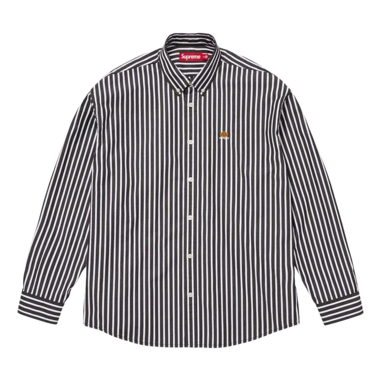 Supreme SS26 Stripe Shirt 'Black' SUP-SS26-196-BLK